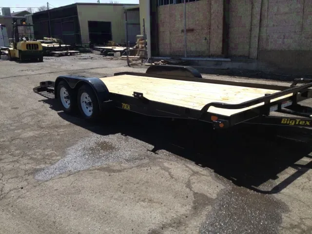 18ft Car Hauler Wooden Deck