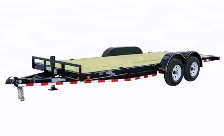 14FT TA W/14K AXLES, STRAIGHT DECK