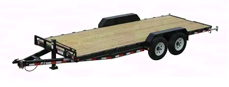 20FT FLATBED TRAILER W/ 14K AXLES