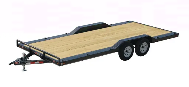 20FT FLATBED TRAILER W/2-5200LB AXLES