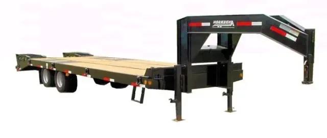 25ft Overall Flatbed Trailer w/Ramps
