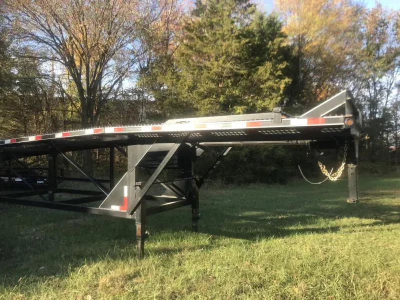 3 CAR WEDGE Flatbed Trailer