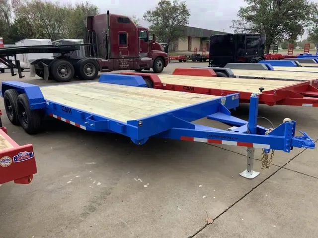 2025 6.5x18 Flatbed Car Hauler - Wood Deck - Clarksville, TN
