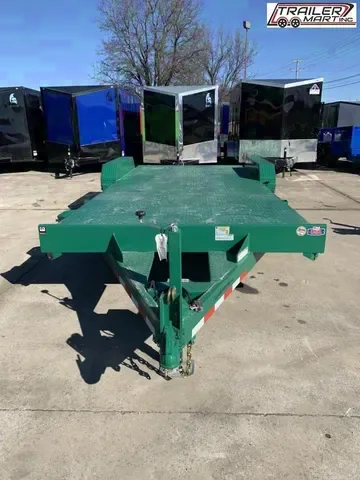 2025 Green 7x20 Flatbed Car Hauler Trailer - Clarksville, TN