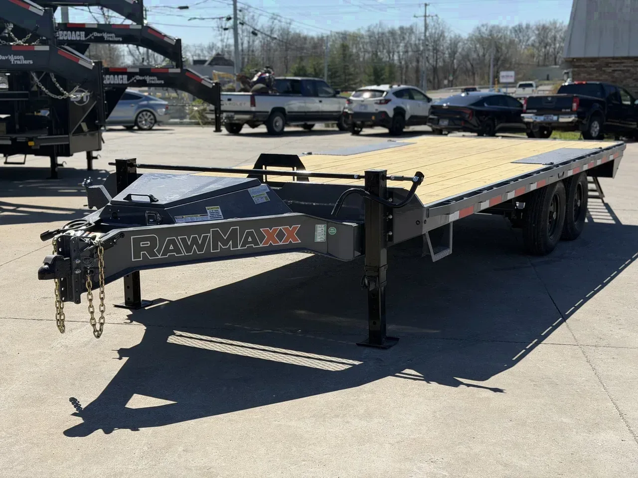132057 - 2026 RawMaxx DOX 20' 14k Deckover Equipment Trailer