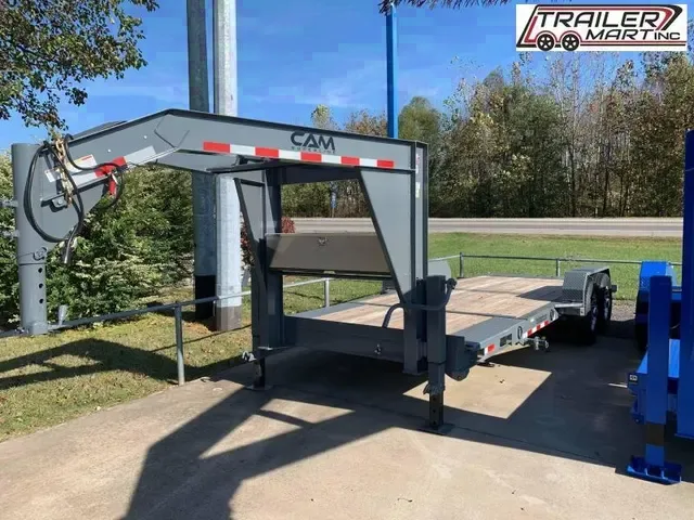New 2025 Gooseneck Tilt Flatbed Trailer - 8.5x21 Ready to Work