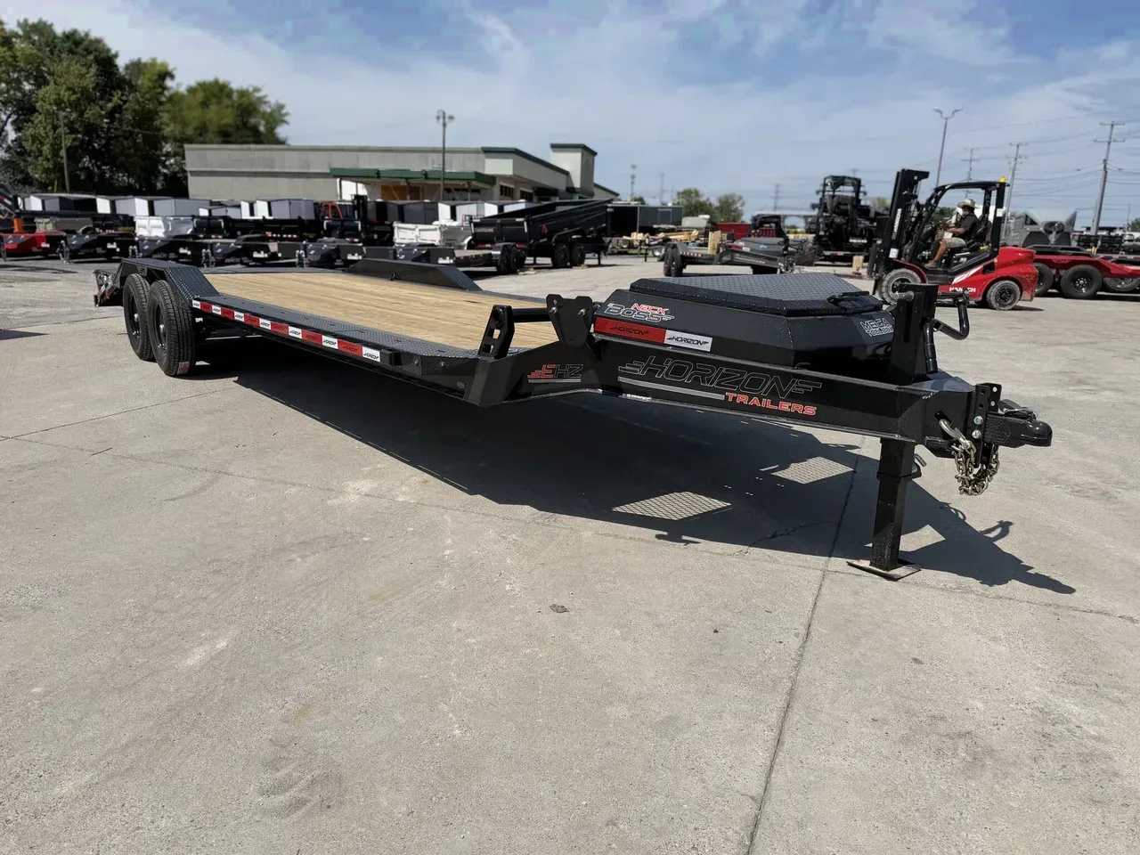 019122 - 2027 Horizon EHZ 8.5x24' BP EQUIPMENT TRAILER 7K Equipment Trailer