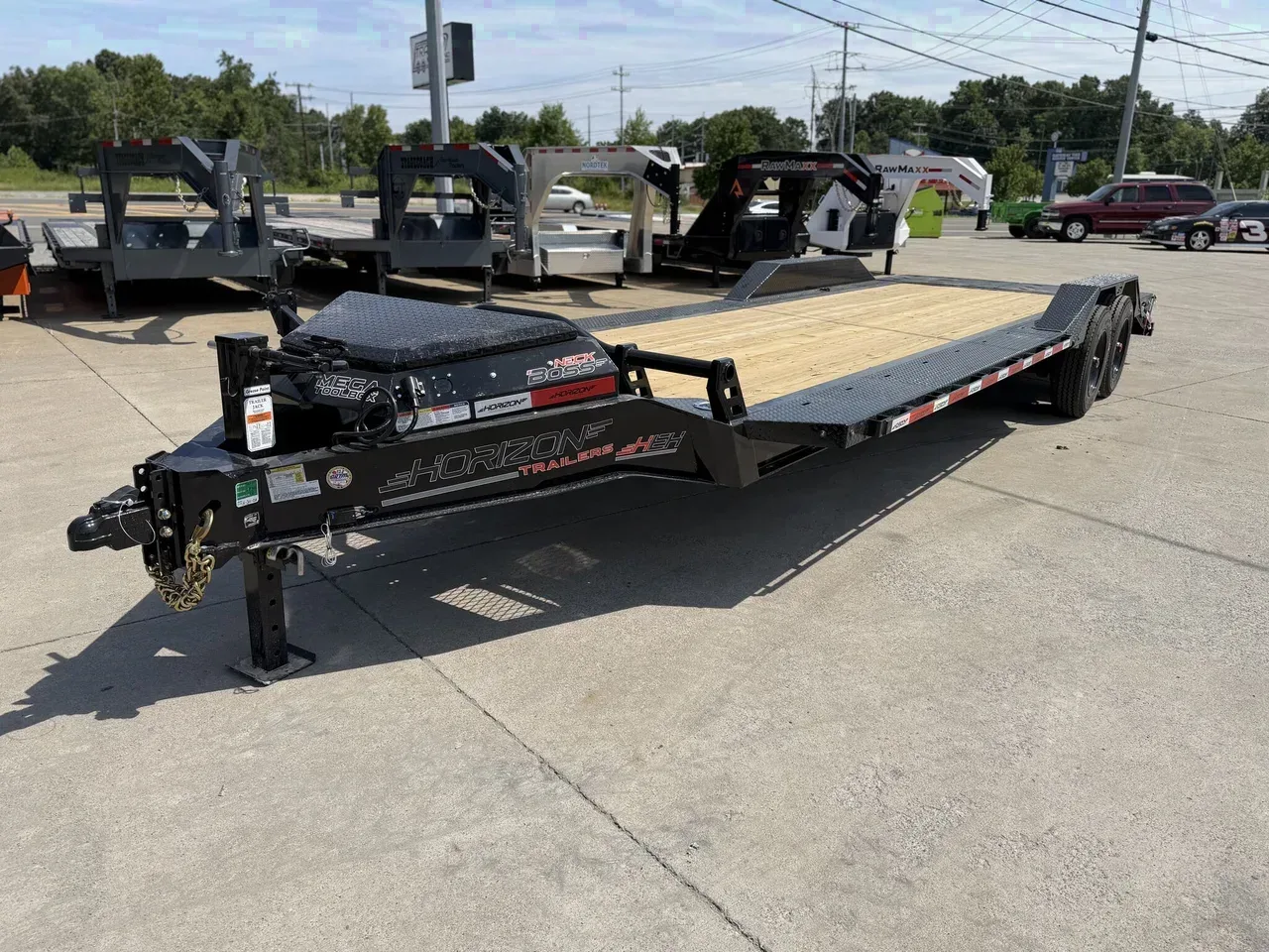 019436 - 2027 Horizon HEH 8.5x24' BP EQUIPMENT TRAILER 10K Equipment Trailer