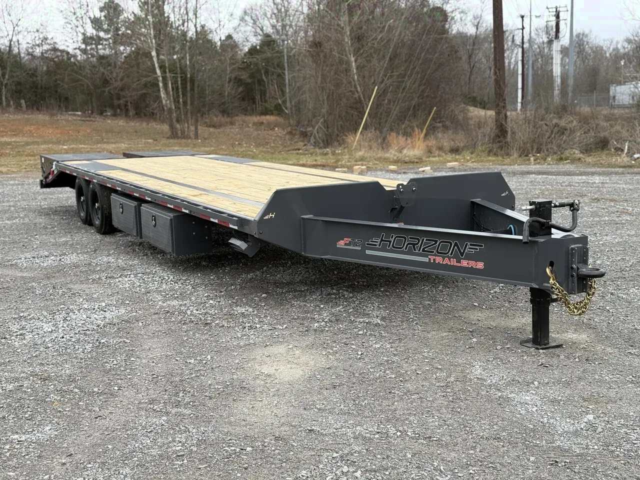 008087 - 2025 Horizon Trailers FTZ 25+5' FTZ 15K Deckover Equipment Trailer