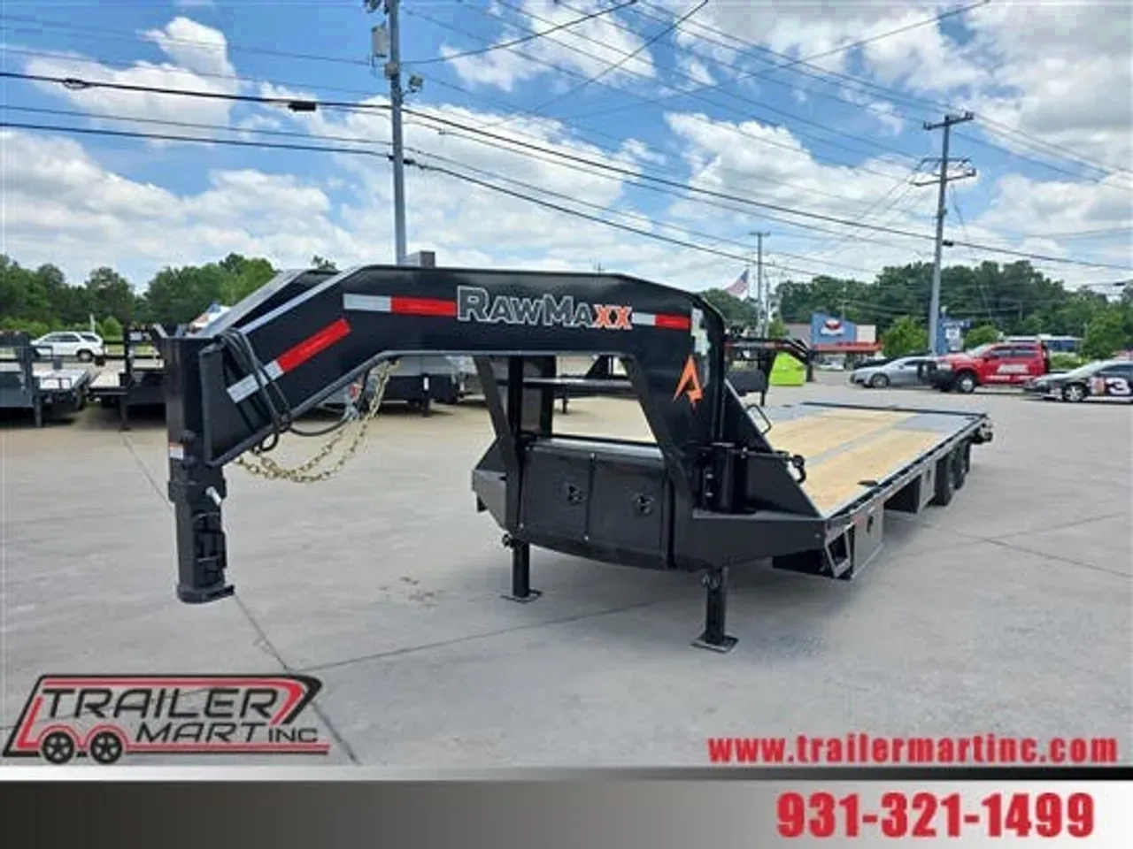 134106 - 2026 RawMaxx FDX Dual Flatbed Trailer