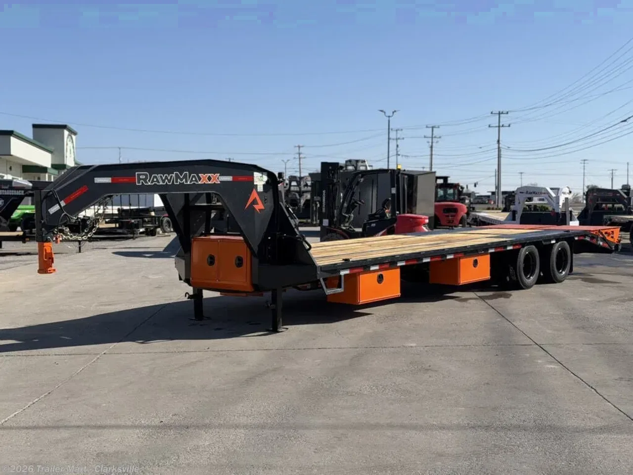 134862 - 2026 RawMaxx FDX Dual 25+5 24K GN Flatbed Trailer