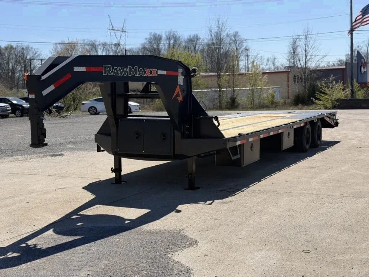 134806 - 2027 RawMaxx FDX 25+5 24K GN Flatbed Trailer
