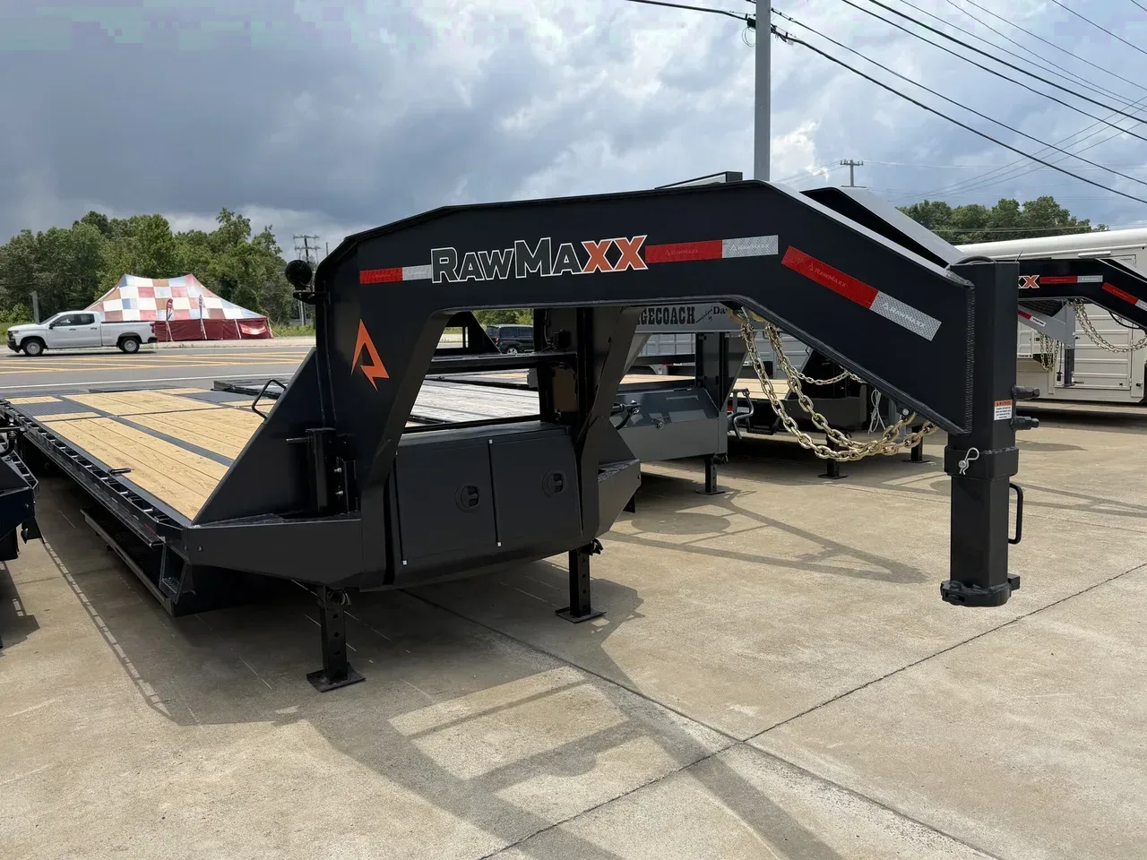 134858 - 2027 RawMaxx FDX 35+5 24K GN Flatbed Trailer