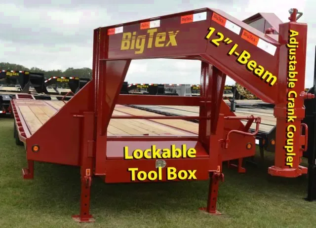 Red 20+5ft  Over the Axle Flatbed 2-5200lb Axles