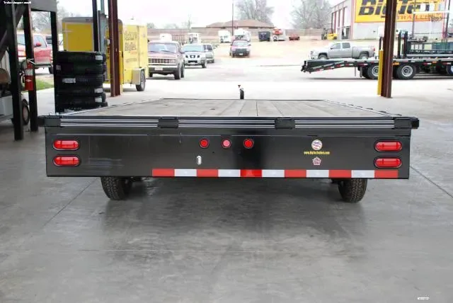 20ft Flatbed Deckover Trailer Two 6,000# EZ Lube Axles  w/Electric Brakes