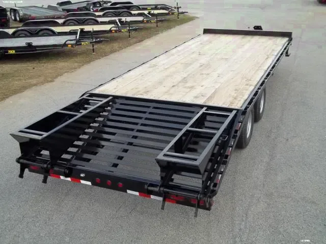 25ft Pintle Hitch Equipment Trailer