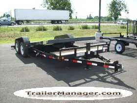 18ft Tilt Bed 10K GVWR Equipment Trailer