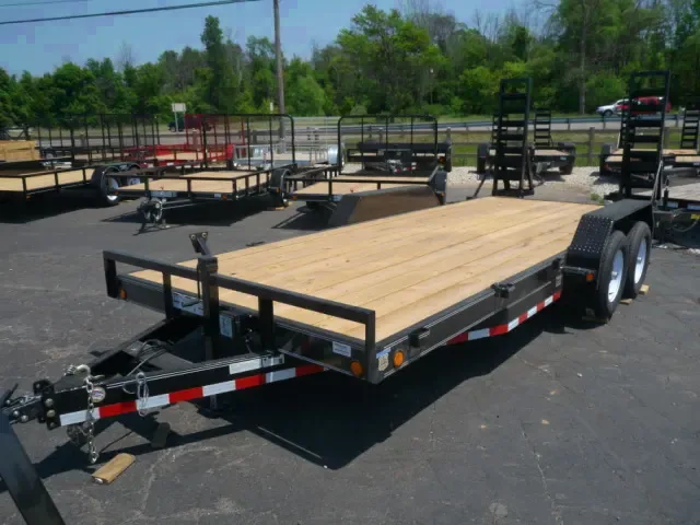 18FT BP SKID STEER EQUIPMENT TRAILER