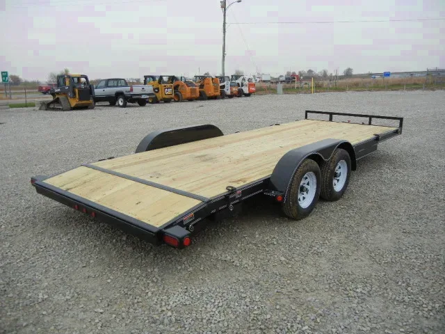 20FT CAR/EQUIPMENT TRAILER W/SLIDE IN RAMPS