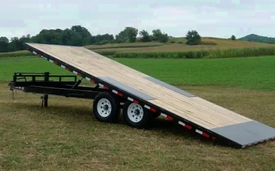 TILTING DECK 22FT BP EQUIPMENT TRAILER