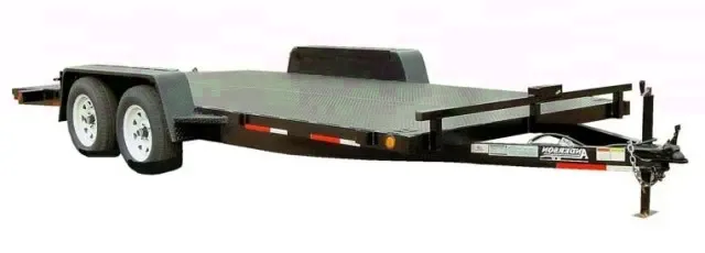 16FT TREATED LUMBER DECK AUTO TRAILER