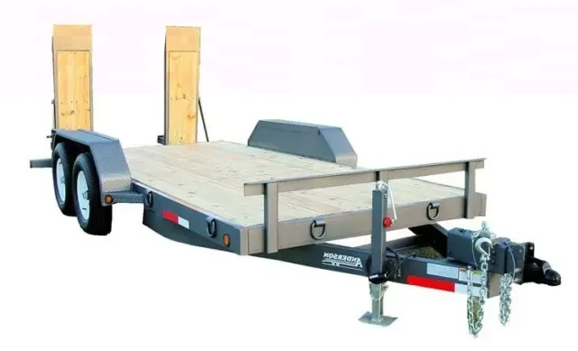 16FT TANDEM 5200LB AXLE EQUIPMENT W/WOOD DECK