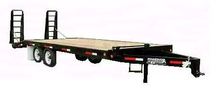 20ft Deck Over Equipment Trailer w/Ramps