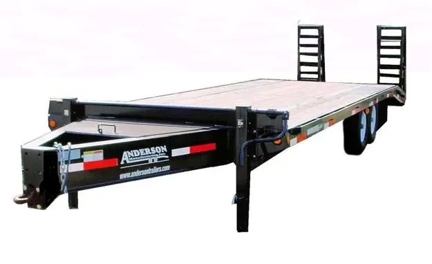 24FT  EQUIPMENT TRAILER W/TANDEM 7000LB AXLES
