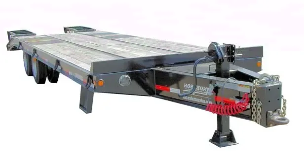 30ft Deckover Equipment Trailer w/Pintle Hitch