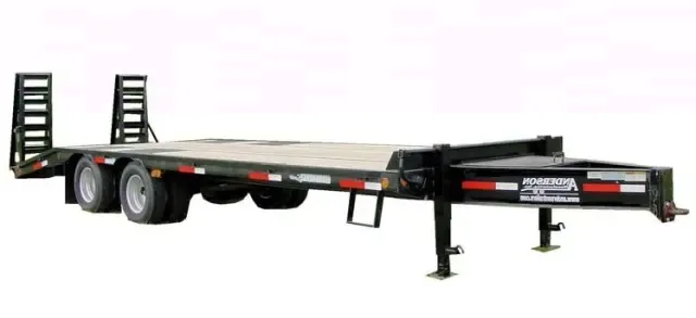 30FT PINTLE HITCH DECKOVER EQUIPMENT TRAILER