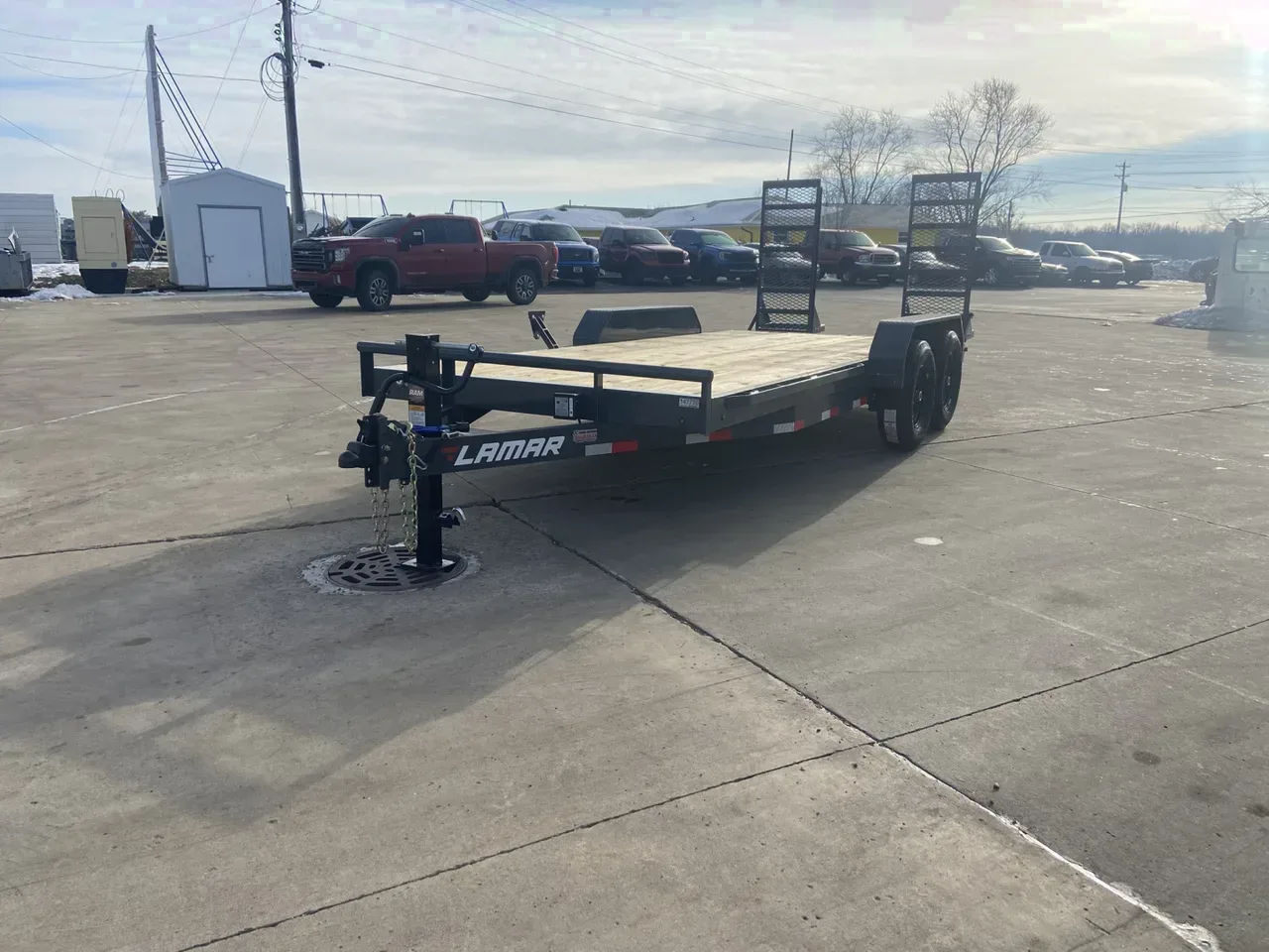 Lamar Equipment Trailer 83" x 18'
