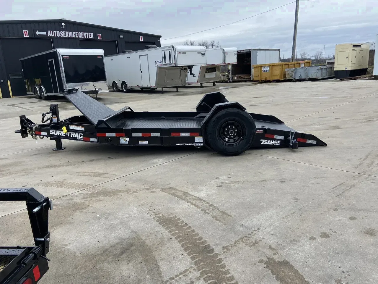 Sure-Trac 7x12 Drop Deck Equipment Trailer