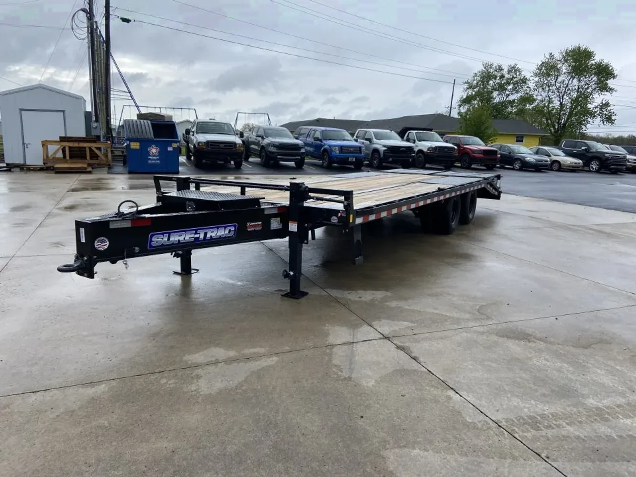 Sure-Trac 8.5X25(20+5)hd Equipment Trailer