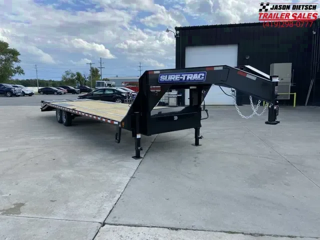 2025 Sure-Trac 8.5x25 Gooseneck Beavertail Flatbed Trailer - Edgerton, OH