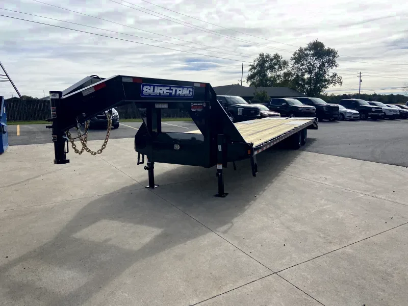 2025 Sure-Trac 8.5x35 Heavy Duty Flatbed Gooseneck Trailer - Inquire Now!