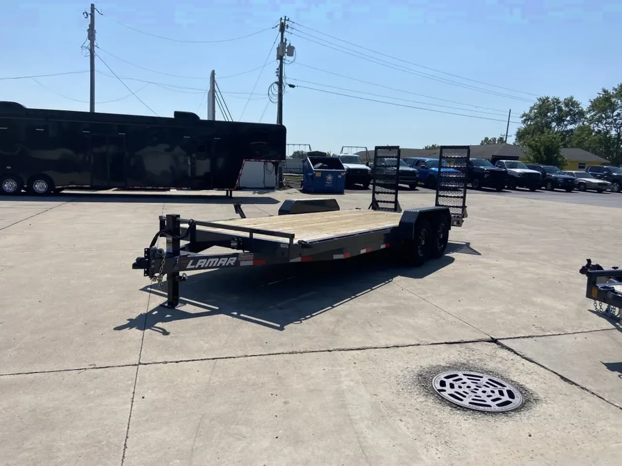 Lamar 83"x20' H6 - 14K Equipment Trailer