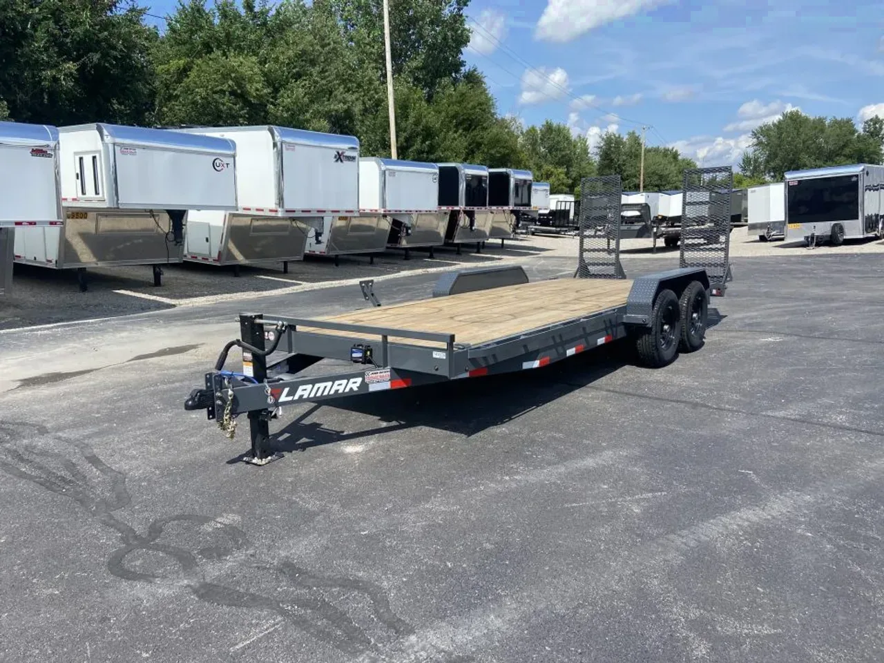 Lamar 83"X20' H6 - 14K Equipment Trailer