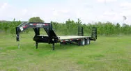 Gooseneck 25ft 10-ton Equipment Trailer
