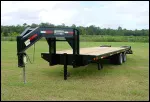 30ft Gooseneck Flatbed/ Equipment Trailer