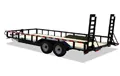 20ft Lowboy Trailer w/Side Rails