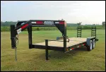 20ft TA Gooseneck  Equipment Trailer w/Ramps