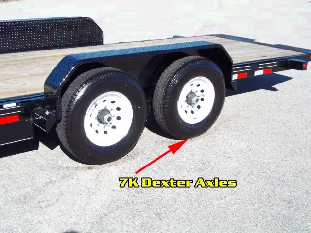 22ft Tilt Equipment Trailer, Tandem 7K Axles