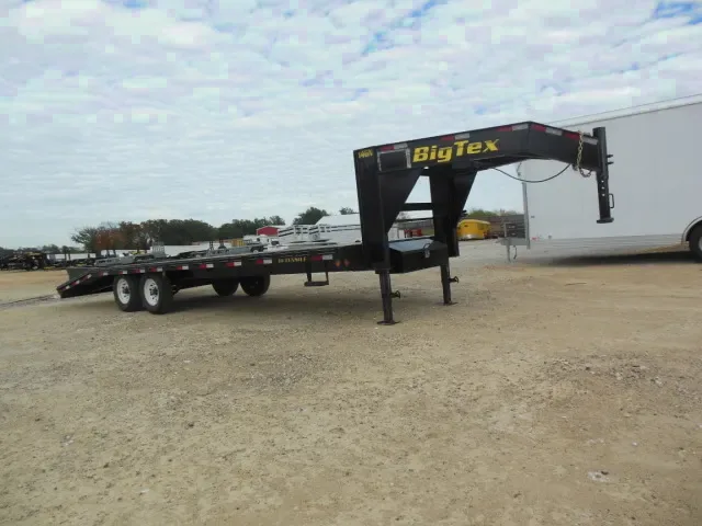 Black 20FT Gooseneck Equipment Trailer