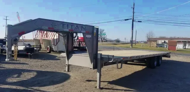 102 x 32 + 5ft Tandem Dual Axle Gooseneck G.A.W.R. (Ea. Axle) 10,000#