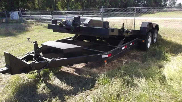 Hydraulic Tilt 16ft Equipment Trailer