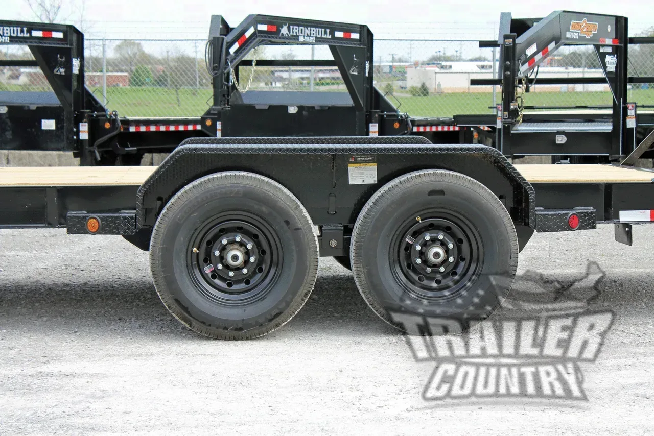 2026 Brand New 20' Bumper Pull 14k Heavy Duty Flatbed Equipment Hauler Trailer