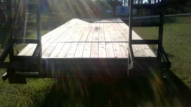 24ft Gooseneck Deck Over Flat Bed Trailer