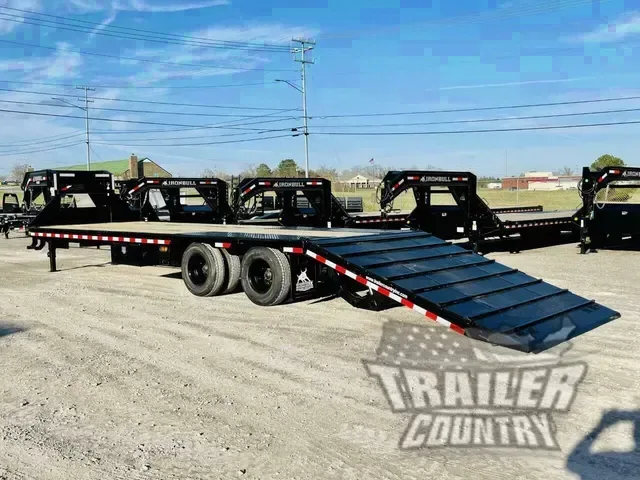 2026 32' Deck-Over 24k Heavy Duty Flatbed Gooseneck Equipment Hauler Trailer