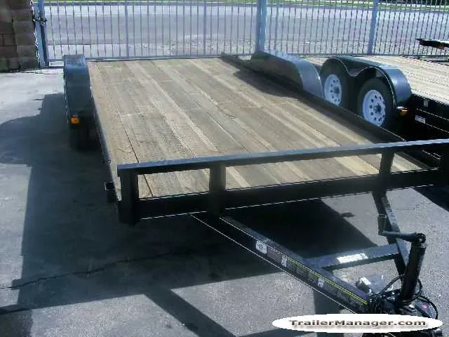 16ft Tandem 5200lb Axle Equipment Trailer w/Ramps
