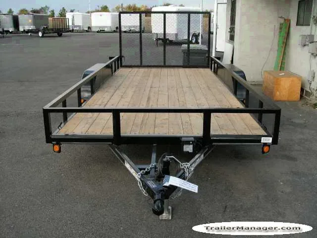 16ft Utility/Flatbed Trailer w/Ramp